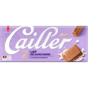 Cailler milk chocolate made with Alpine milk 100 g bar