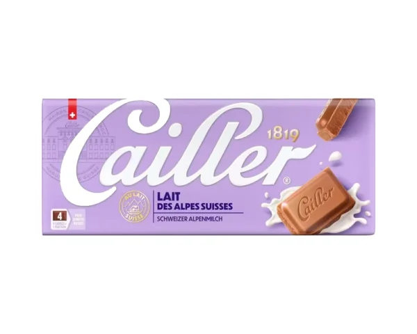 Σοκολάτα γάλακτος Cailler με γάλα Alpine 100 γρ.