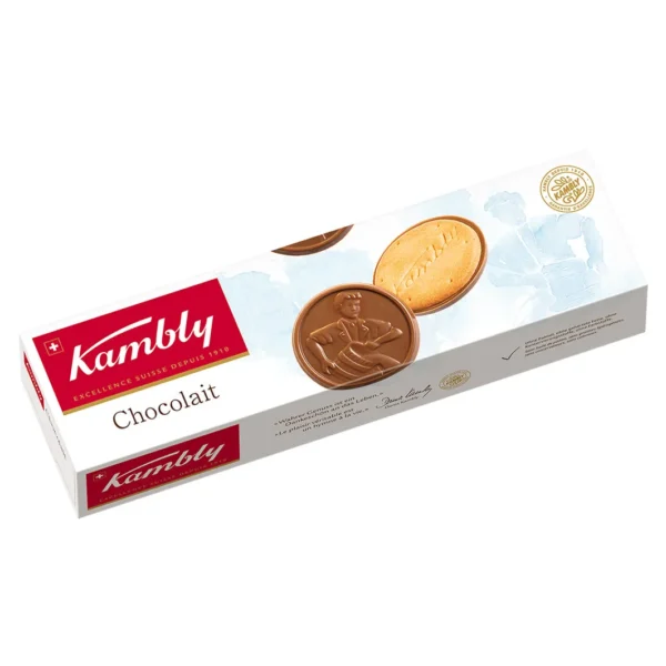 Kambly Chocolait Swiss milk chocolate biscuits 100g pack