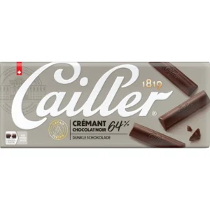 Cailler Crémant Dark Chocolate 64% – Intense Swiss Delight 100g
