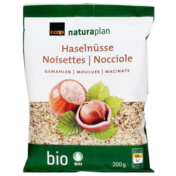 Organic Ground Hazelnuts