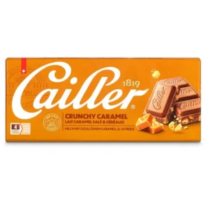 Cailler Barrita de Chocolate Crujiente y Caramelo - 100g