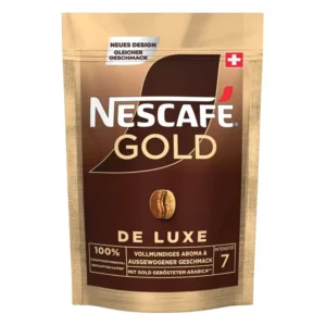 Nescafé Gold De Luxe Soluble Coffee 180 g – Premium Swiss Instant Blend