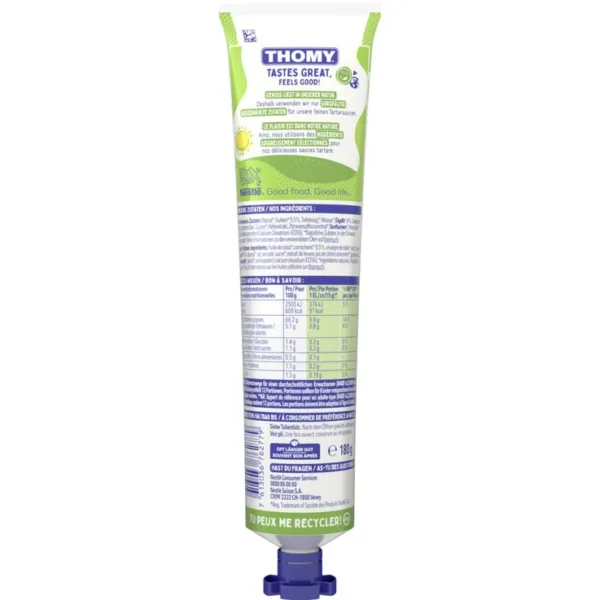Thomy Tartar Sauce Tube - 180g zurück