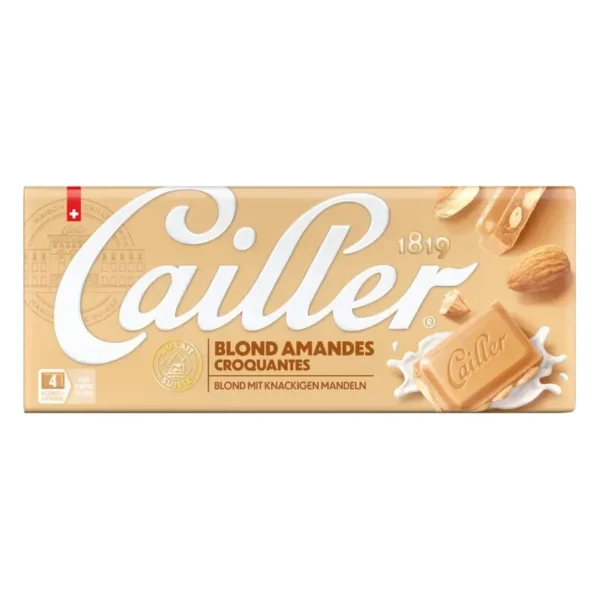 Cailler Blondschokolade mit Mandeln - 100g