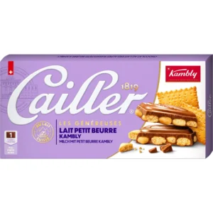 Cailler Chocolat au lait avec biscuits Kambly 180g