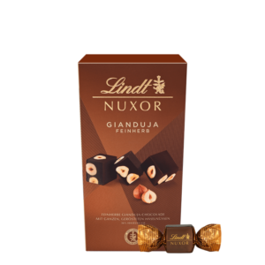 Lindt Nuxor Pralinés Mørk sjokolade med hele hasselnøtter - 193 g