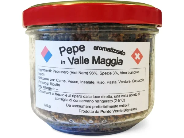 Valle Maggia Smakstilsatt pepper - 170 g