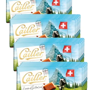 Cailler Milch Chocolade 5x100g - De smaak van Zwitserse traditie - 4 pakken