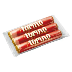 Camille Bloch Torino Chocolate Branches 3×46 g pack — Swiss milk chocolate sticks with hazelnut & almond praline filling.