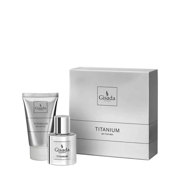 Gisada Titanium Men Set Eau de Parfum 50 ml og Shower Gel 100 ml gaveeske