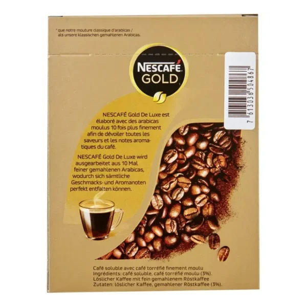 Luxe Sticks 30 g pack – Swiss soluble coffee back