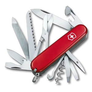Victorinox Ranger Swiss Army Knife red with 21 functions including saw, scissors and chisel