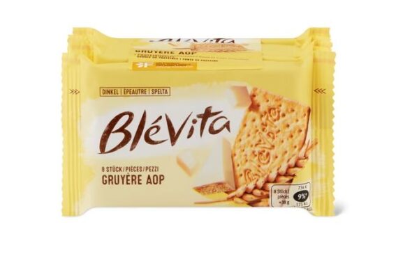 6 x Blévita Špaldové sušienky Gruyère