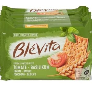 6 x Blévita Spelt Biscuits with Tomato & Basil