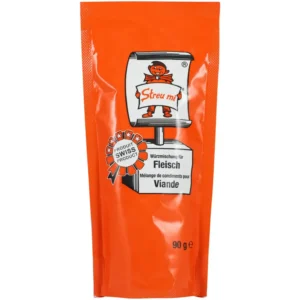 STREU MI Seasoning Rot 90 g bag – Swiss spice mix for meat, grilling and raclette