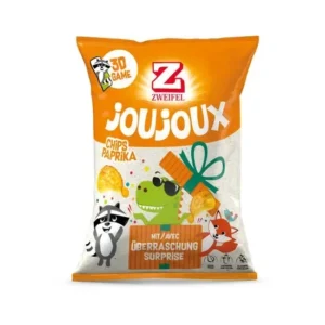 Zweifel JouJoux Paprika Chips 42g – Irresistible & Fun Swiss Flavor