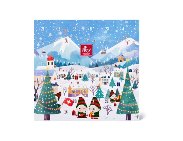 Frey Advent Calendar Folletto - Εορταστικές εκπλήξεις ελβετικής σοκολάτας - 250g