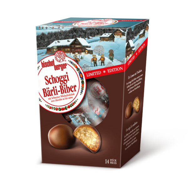 Swiss Schoggi Bärli-Biber - Limited Edition Chocolate Bites – 140g Swiss Schoggi Bärli-Biber - Limited Edition Chocolate Bites – 140g