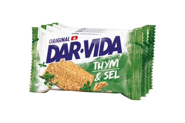 DAR-VIDA Thym & Sel Crackers - 184g DAR-VIDA Thym & Sel Crackers - 184g