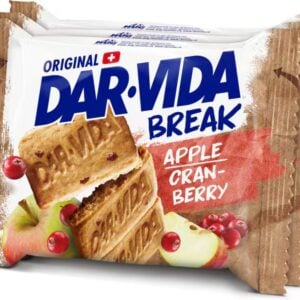 Dar-Vida Cracker cu Măr și Merișoare - 132g