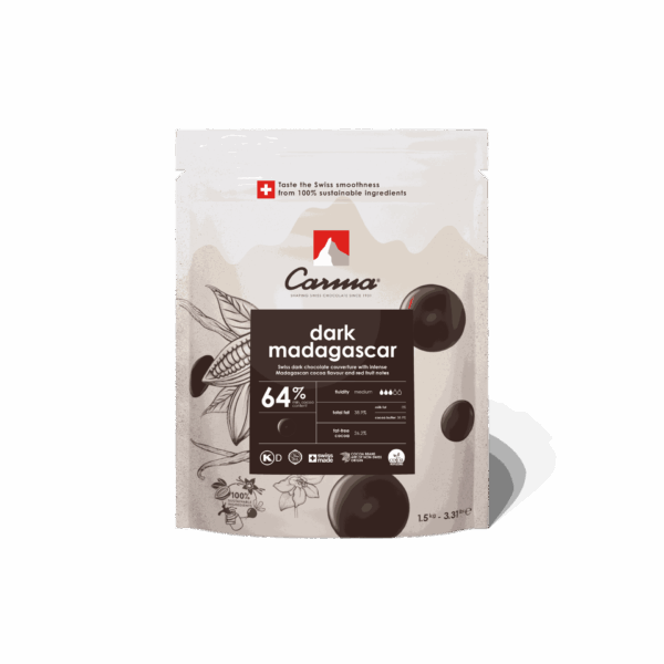 Carma Dark Madagascar 64% - 1.5kg Carma Dark Madagascar 64% - 1,5 kg