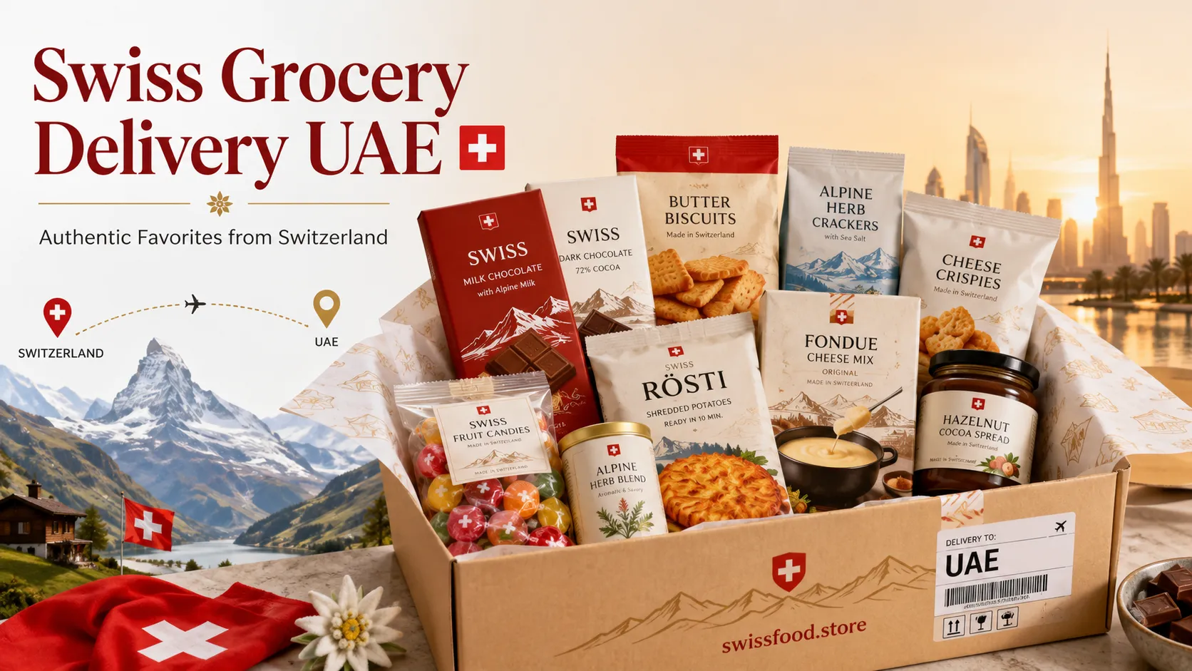 Swiss Grocery Delivery UAE for Authentic Favorites