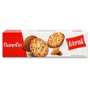 Wernli Florentin 100g Swiss almond biscuits with milk chocolate