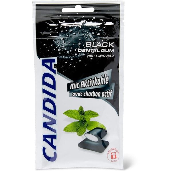 candida-black-dental-gum-menta-con-carbone-attivo.jpg Candida Black Dental Gum 64g