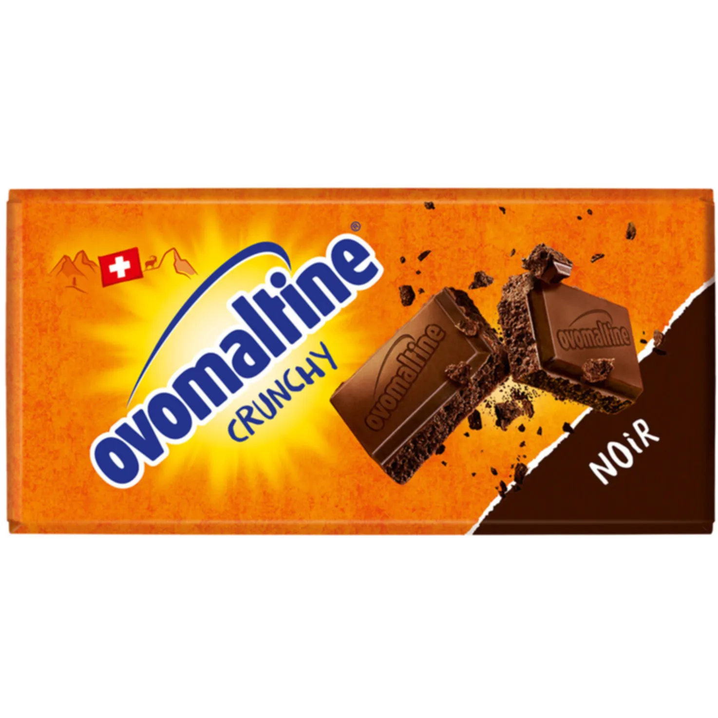 Cioccolato fondente Ovomaltina 100 g, tavoletta svizzera