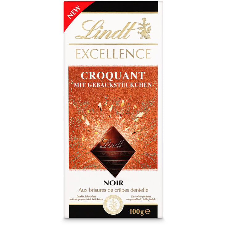 Famous Swiss brands: Lindt Excellence dark chocolate