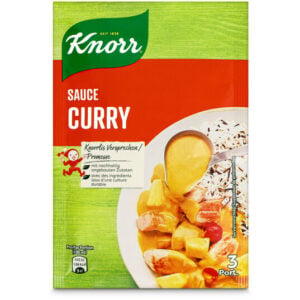 Knorr curry sauce mix 33g sachet from Switzerland