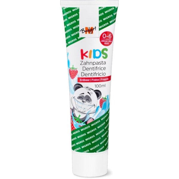 m-budget-dentifricio-per-bambini-fragola-0-6-anni.jpg M-Budget Pasta do zębów dla dzieci 100 ml