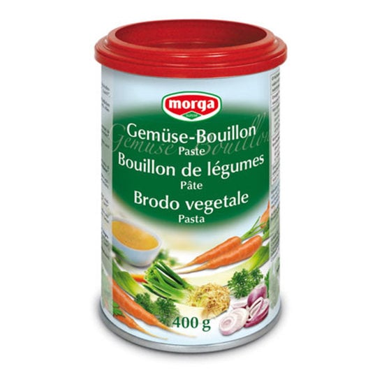 Morga Vegetable Stock Paste - 400g Morga vegetable stock paste 400g organic Swiss bouillon