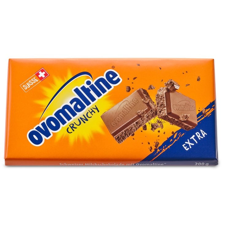 Ovomaltina Crunchy, barretta di cioccolato al latte da 200 g